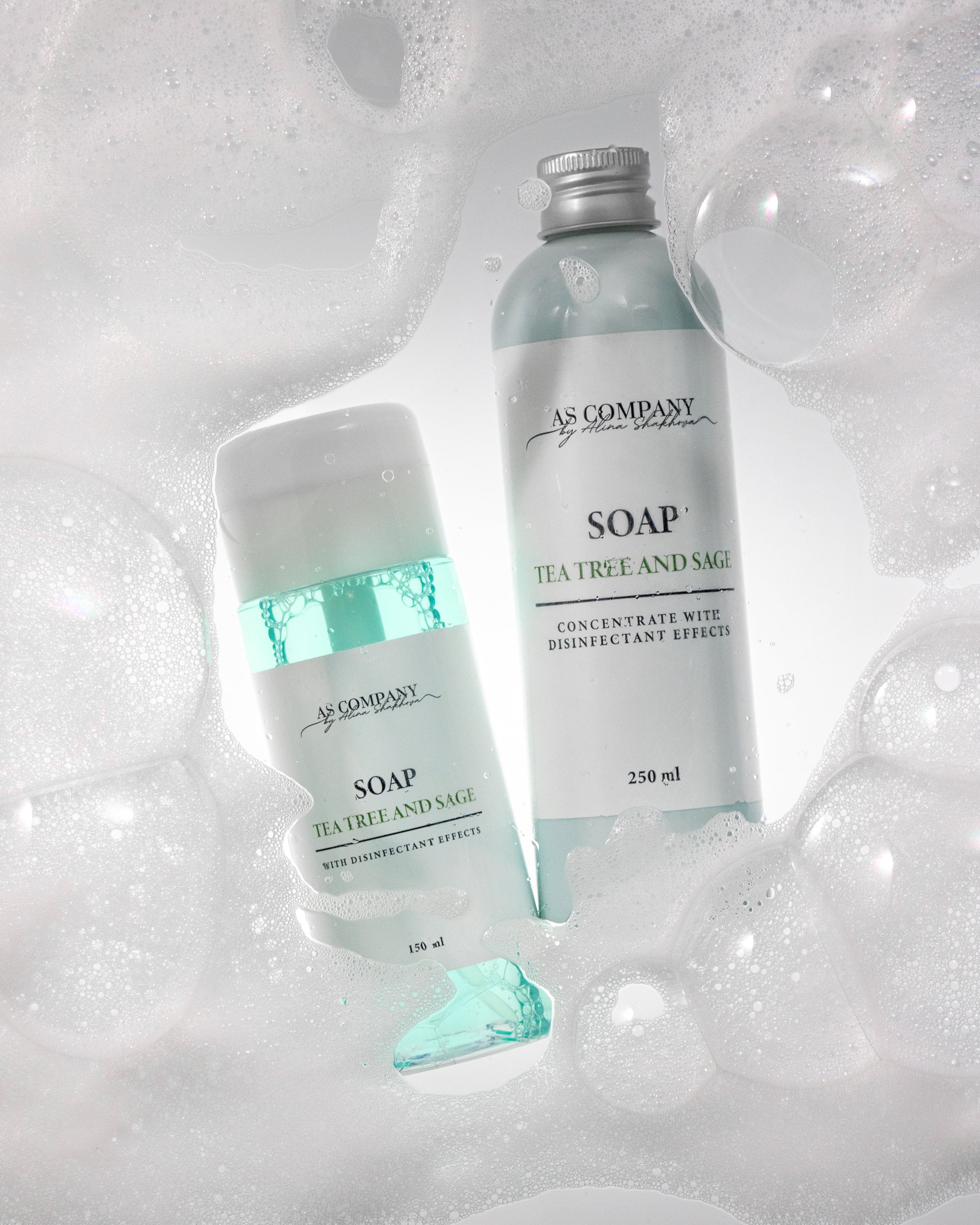 TEKOČE MILO / PENA (TEA TREE & ŽAJBELJ), 150 ml