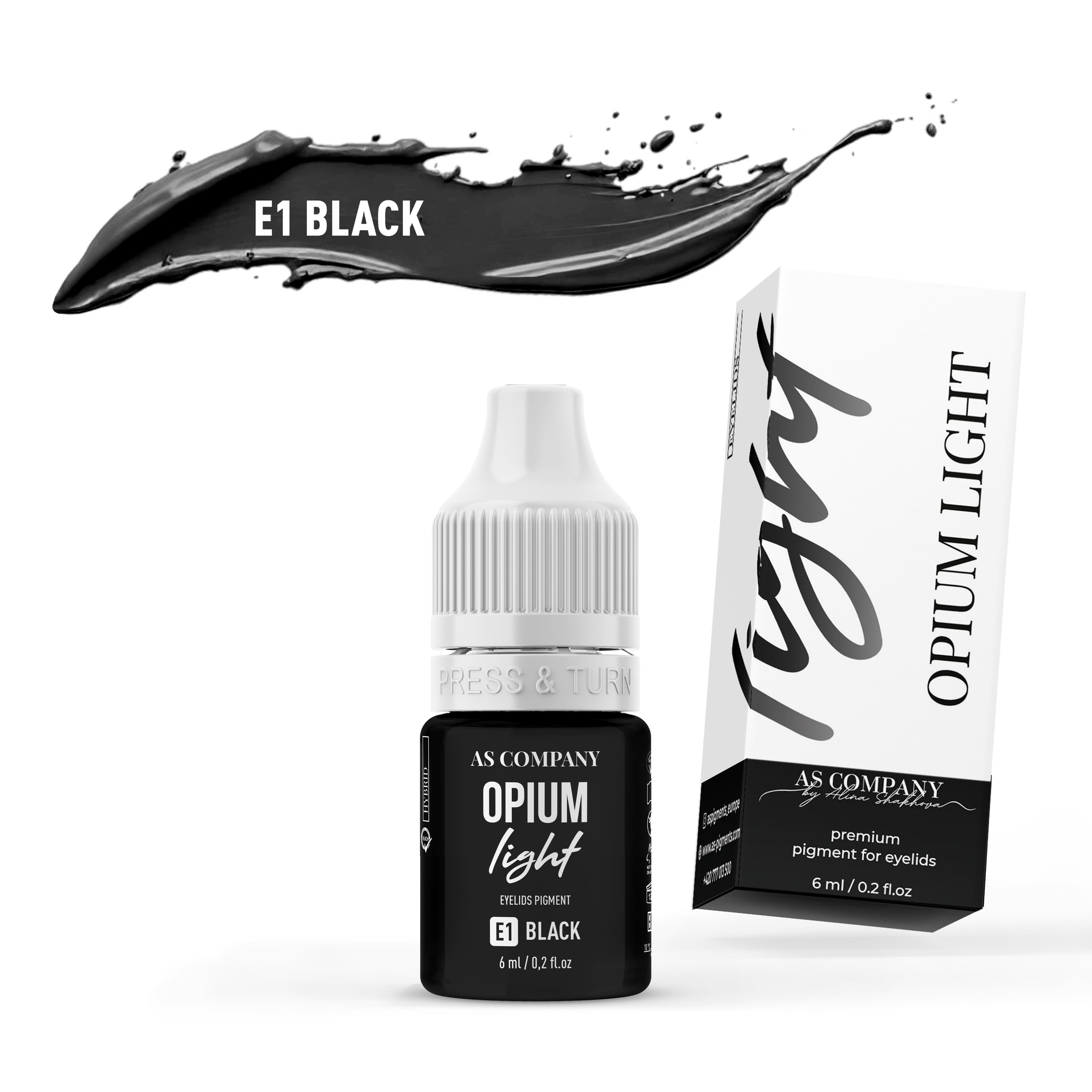 E1 BLACK, 6 ml (OPIUM LIGHT)