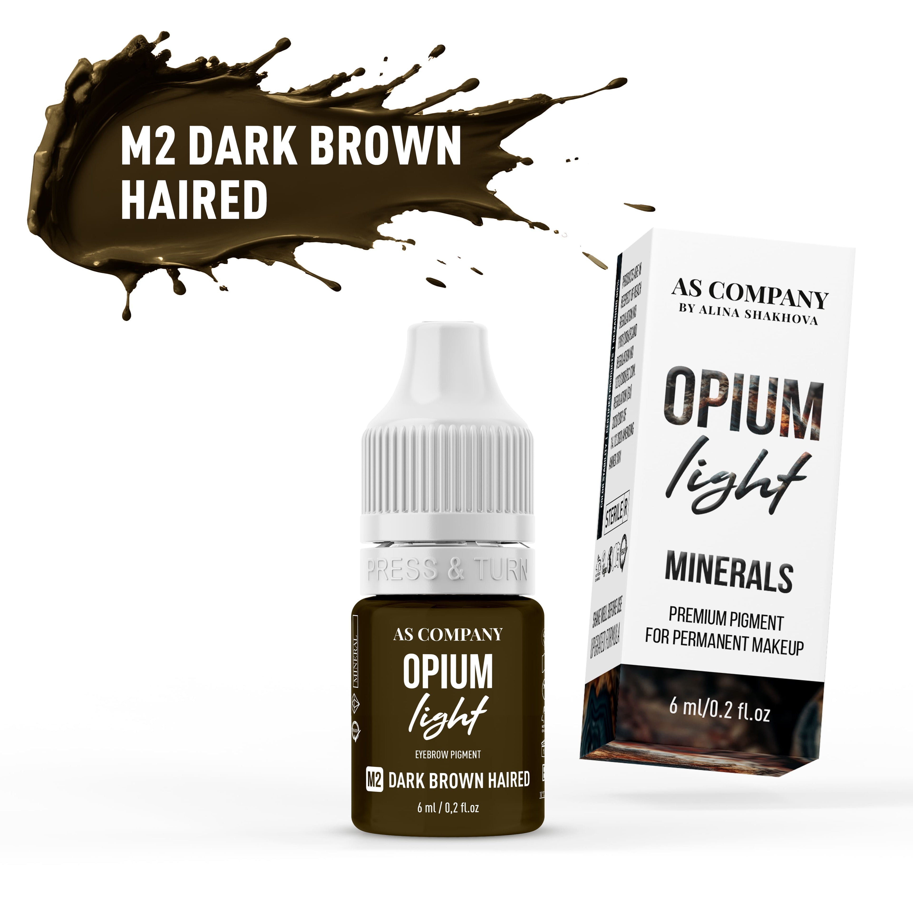 M2 DARK BROWN HAIRED / MINERAL, 6 ml (OPIUM LIGHT)