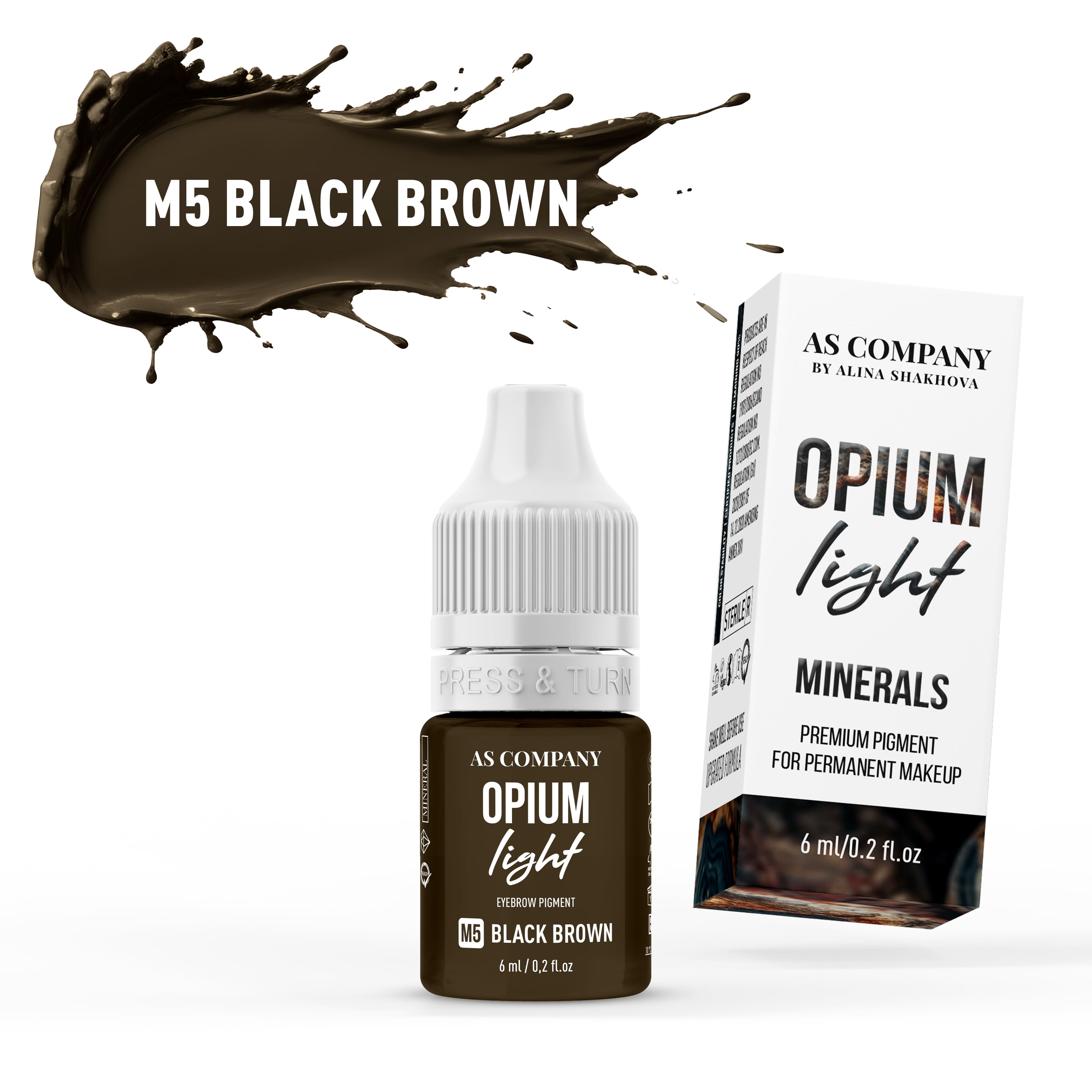 M5 BLACK BROWN / MINERAL,  (OPIUM LIGHT)