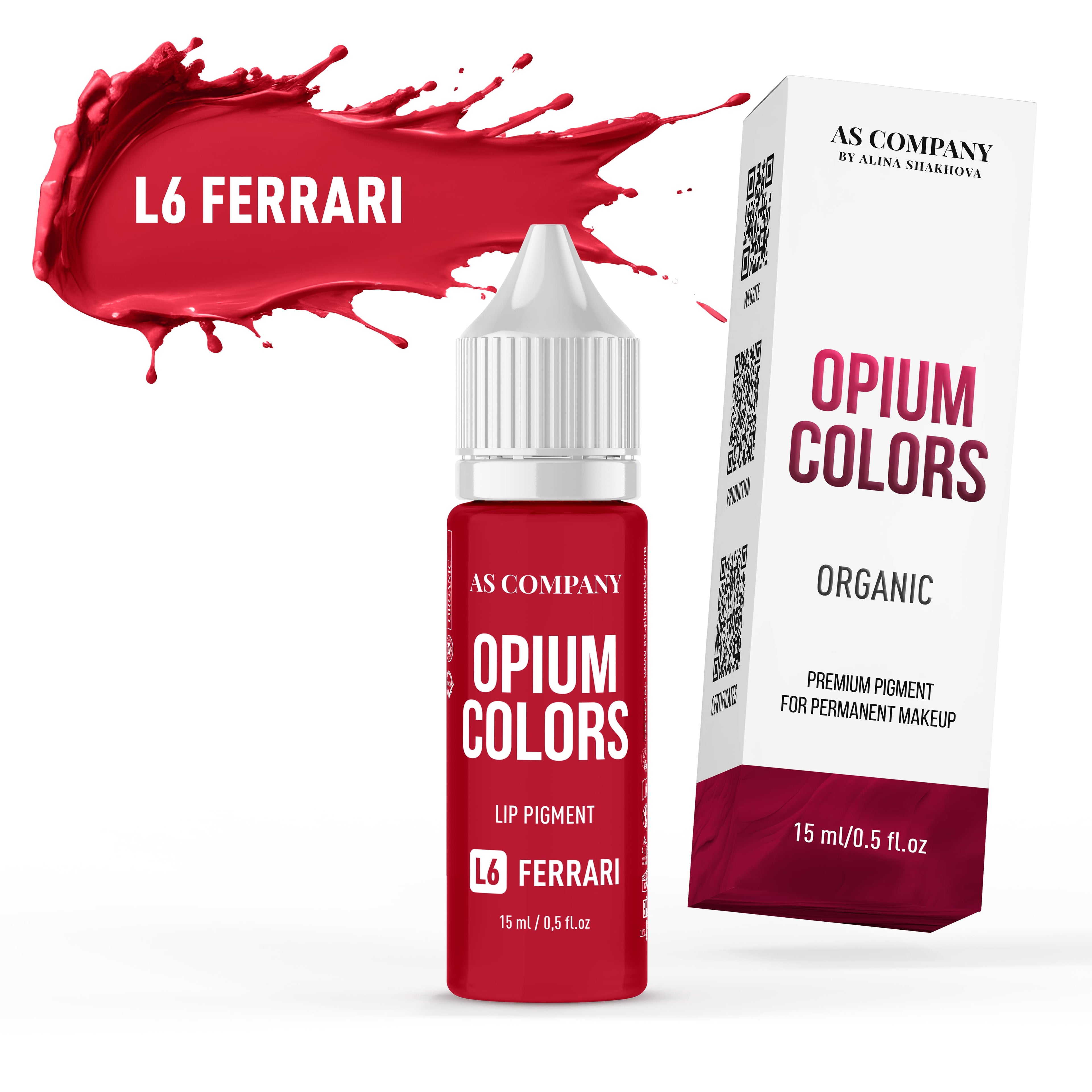 L6 FERRARI / ORGANIC, 15 ml (OPIUM COLORS)